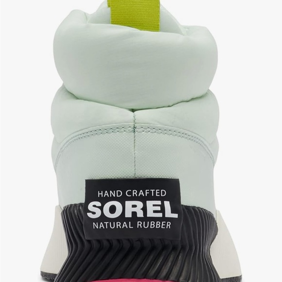 New Sorel Out N About III Boots Puffy Zip Womens 7.5 Mint Waterproof - Picture 6 of 11